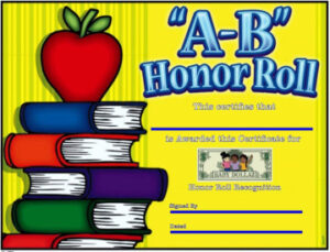 A0B Honor Roll banner